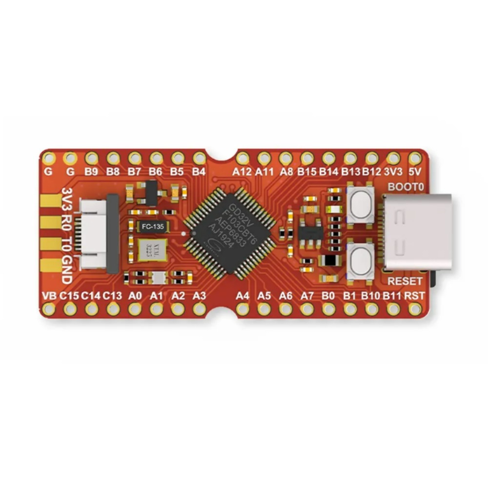 MCU 개발 보드 RISC-V GD32VF103CBT6 TFT HD IPS 디스플레이 단판 [OPEN-ZTI44-06]
