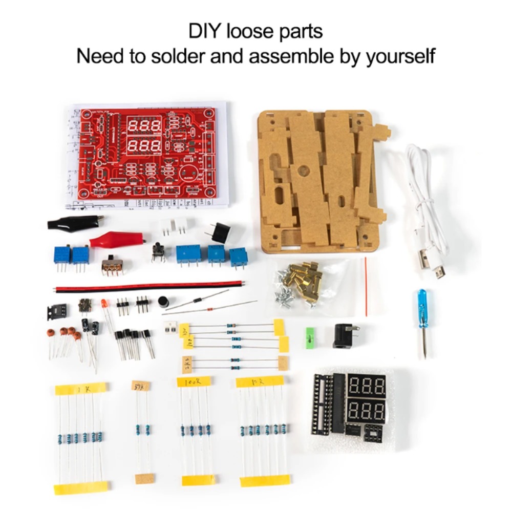 다기능 기기 제작 DIY 전자 키트 전류 온도 감지 PWM 신호 발생기 부품 DIY kits with case [DIY-321]
