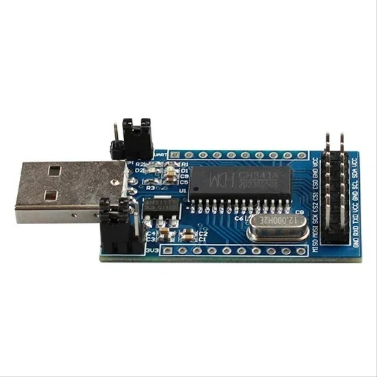 CH341A 모듈 USB-UART IIC SPI TTL ISP EPP MEM 병렬 변환기 아두이노용 [OPEN-ZTW38-29]
