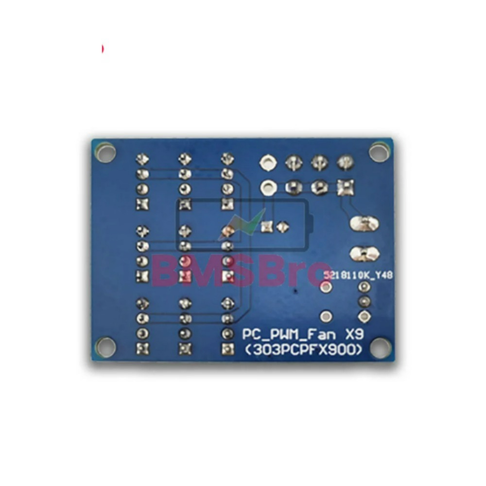 DC 12V 9 방향 PWM 속도 컨트롤러 보드 다중 채널 속도 조절기 NTC 온도 제어 속도 모듈 PC CPU 쿨러 선풍기 [OPEN-ZTL45-56]