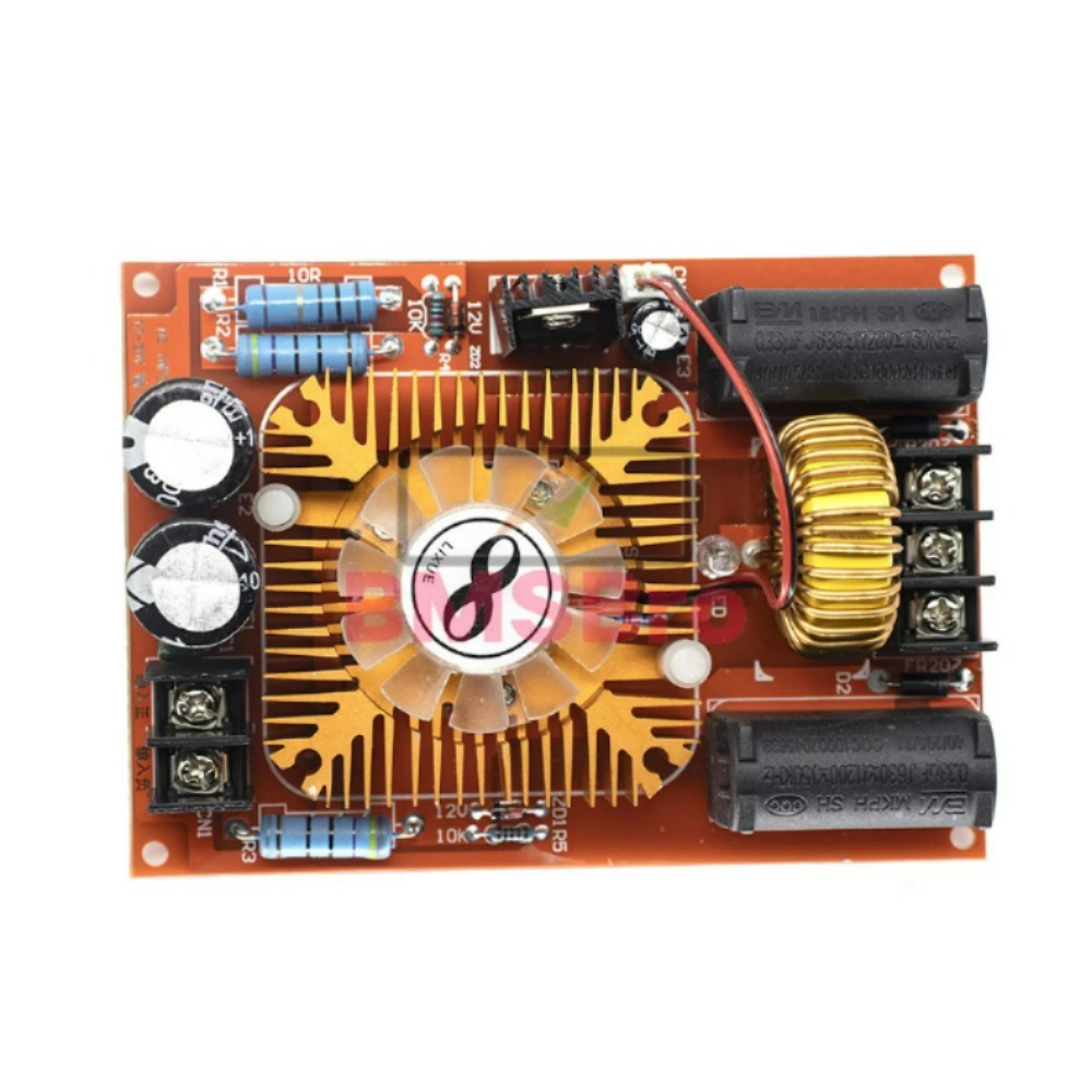 ZVS 테슬라 코일 플라이백 드라이버 점화 코일 SGTC 막스 제너레이터 팬 포함 250W 15A DC12-30V [OPEN-ZTH82-70]