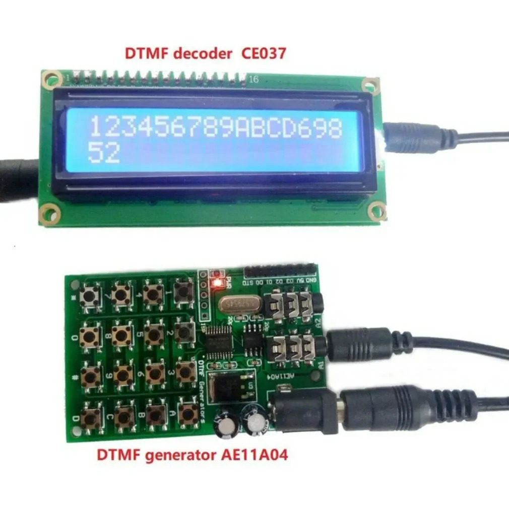 AE11A04 DTMF 아두이노 UNO 프로용 키패드 DTMF 생성기 모듈 오디오 인코더 송신기 보드 [OPEN-ZTP48-398]