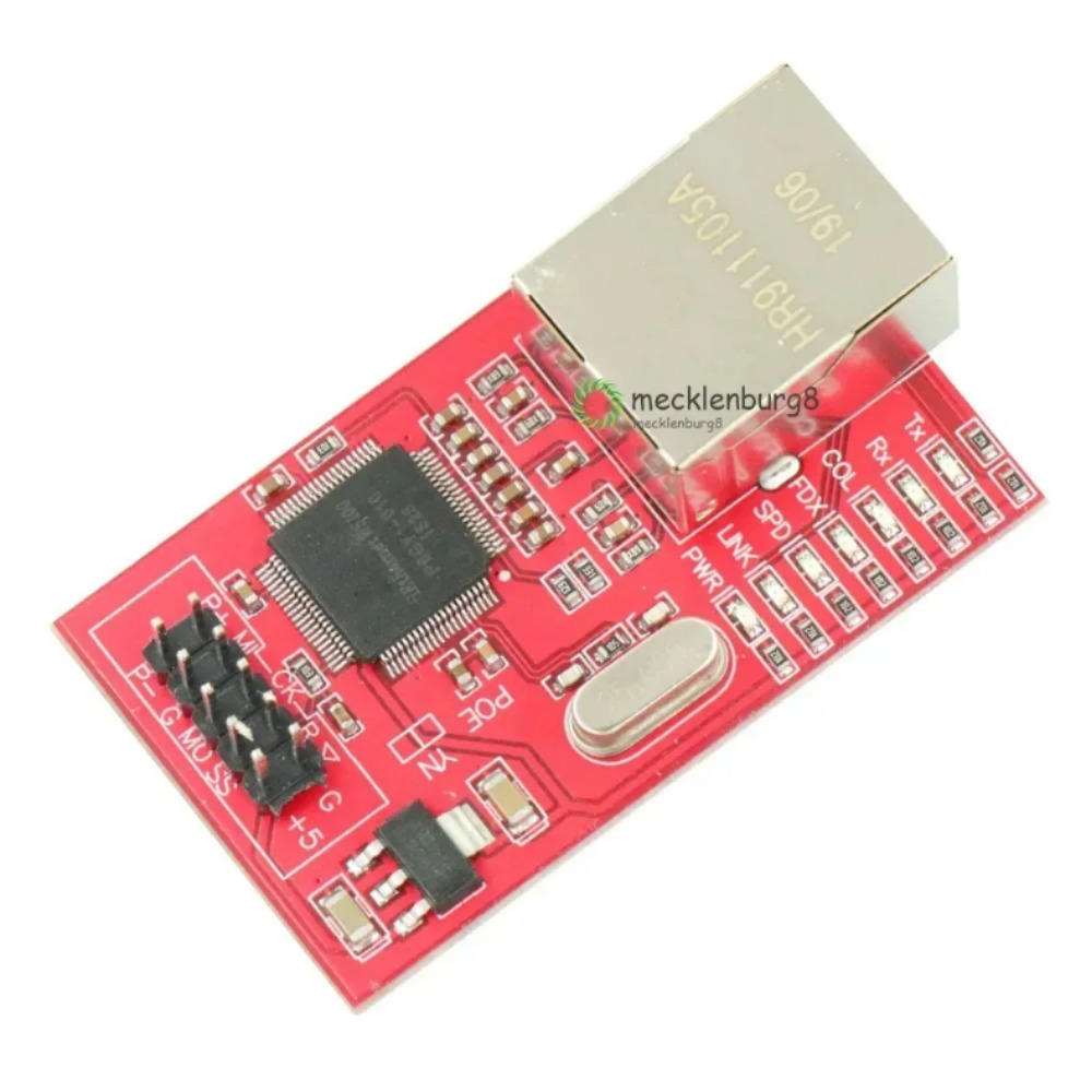 LAN 이더넷 쉴드 네트워크 모듈 보드 Arduino 이더넷 메가 2560 호환 가능 3.3V 미니 W5100 R3 1 개 [OPEN-ZTW38-36]