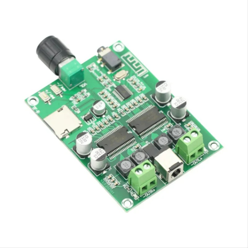 무선 블루투스 5.0 오디오 스테레오 디지털 앰프 보드 YDA138-E 듀얼 채널 HD 20W+20W AUX TF 카드 [OPEN-ZTF112-161]
