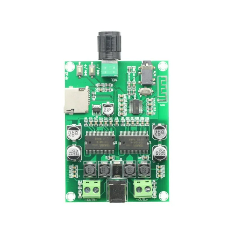 무선 블루투스 5.0 오디오 스테레오 디지털 앰프 보드 YDA138-E 듀얼 채널 HD 20W+20W AUX TF 카드 [OPEN-ZTF112-161]