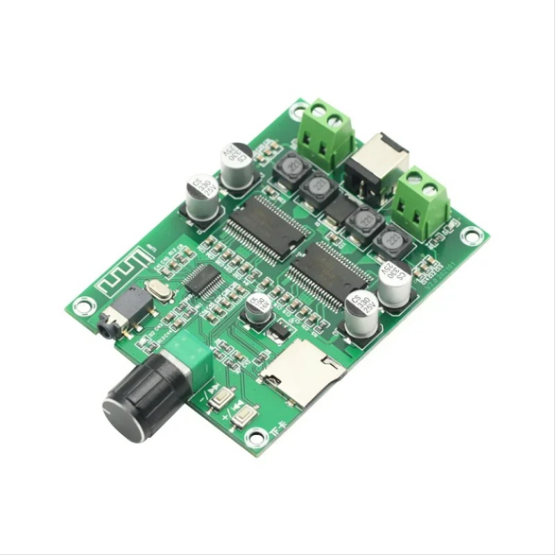 무선 블루투스 5.0 오디오 스테레오 디지털 앰프 보드 YDA138-E 듀얼 채널 HD 20W+20W AUX TF 카드 [OPEN-ZTF112-161]