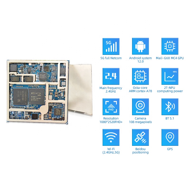 MT6877 안드로이드 코어 보드 MediaTek 안드로이드 메인보드 개발 보드 5G 모듈 솔루션 개발 [NewMobi-07]