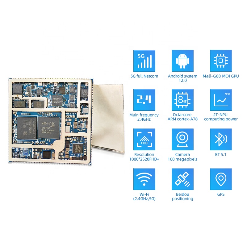 MT8791 안드로이드 코어 보드 MediaTek 모바일 보드 안드로이드 마더 보드 사용자 정의 개발 PCB 맞춤형 안드로이드 보드 설계 [NewMobi-08]