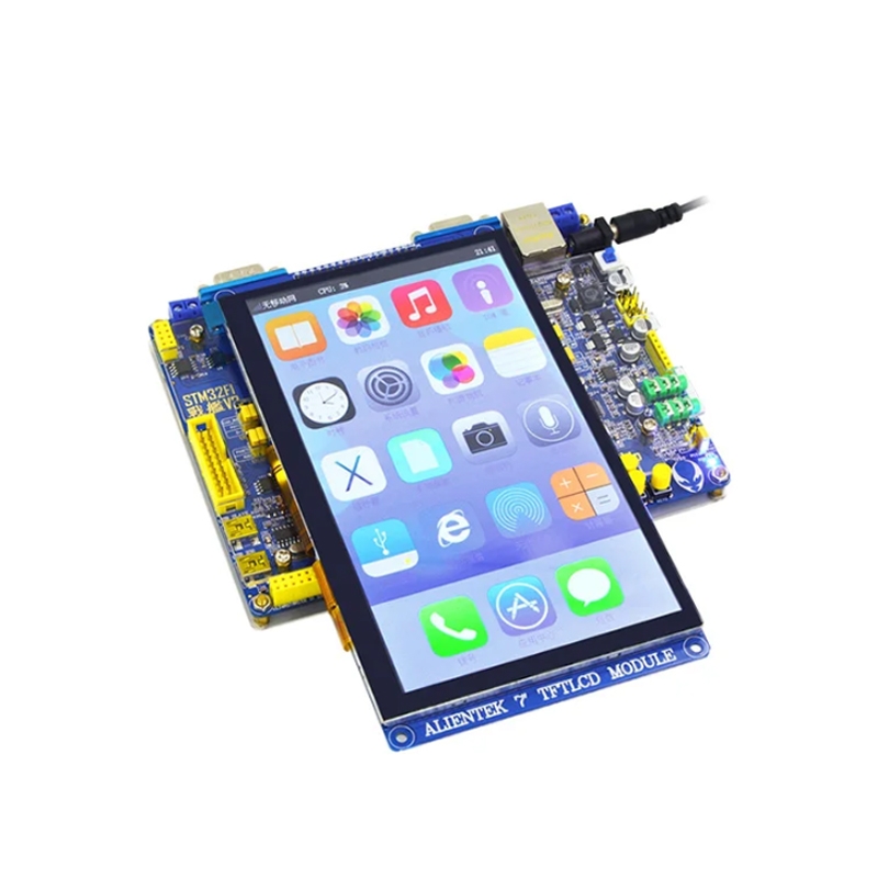 MCU TFT LCD 터치 디스플레이 모듈 아두이노용 정전식 터치 스크린 모니터 800x480 해상도 ESP32 HDMI 7 인치 V2 [ALIENTEK-15]