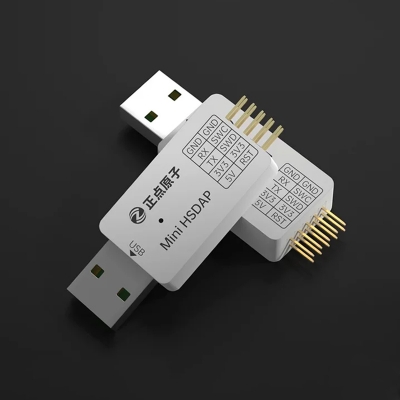 커버 포함 미니 고속 USB 에뮬레이터 디버깅 STM32 ST-Link V2 시뮬레이터 다운로드 듀폰 케이블 프로그래머 프로그래밍 [ALIENTEK-17]